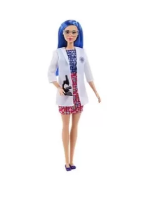 image of Barbie Scientist Career Doll And Accessory Set