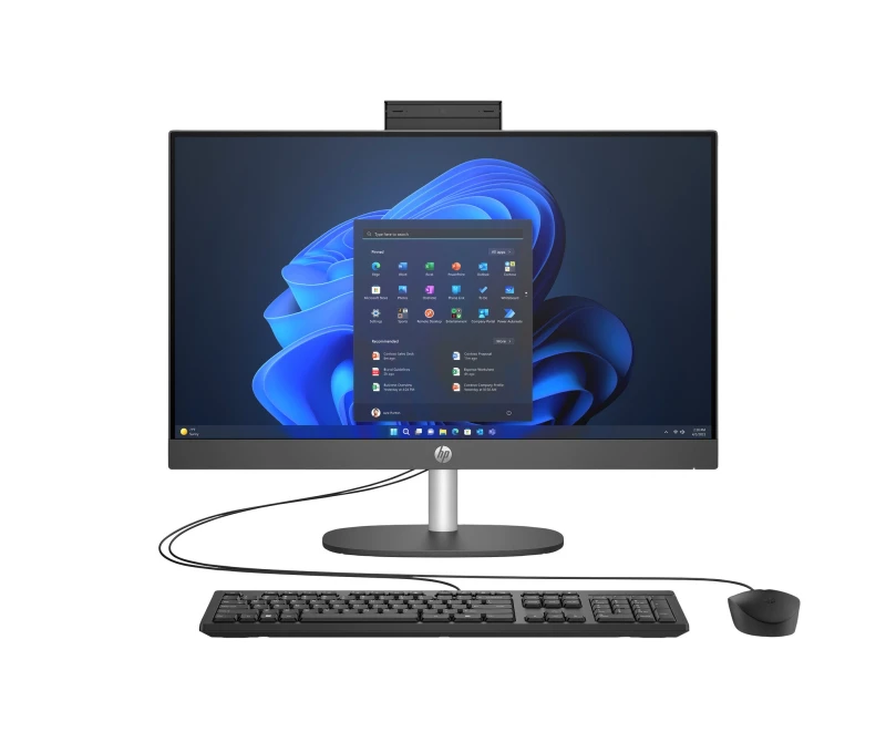 Image of HP ProOne 240 G10 Intel Core i5 i5-1334U 60.5cm (23.8") 1920 x 1080 pixels All-in-One PC 16GB DDR4-SDRAM 512GB SSD Windows 11 Pro WiFi 6 (802