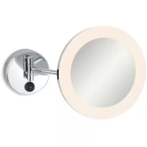 image of 06-firstlight - Lily Chrome LED bathroom mirror 1 bulb 20cm