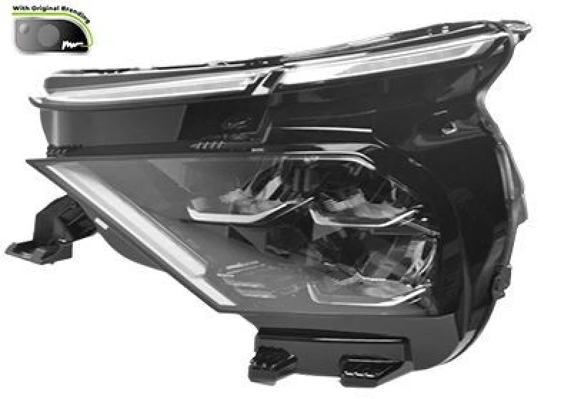 Image of VAN WEZEL Headlight VAN WEZEL 0989965V