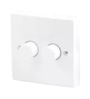 image of Robus 250W Dimmer Switch 2 Gang 2 Way- L2502G2W