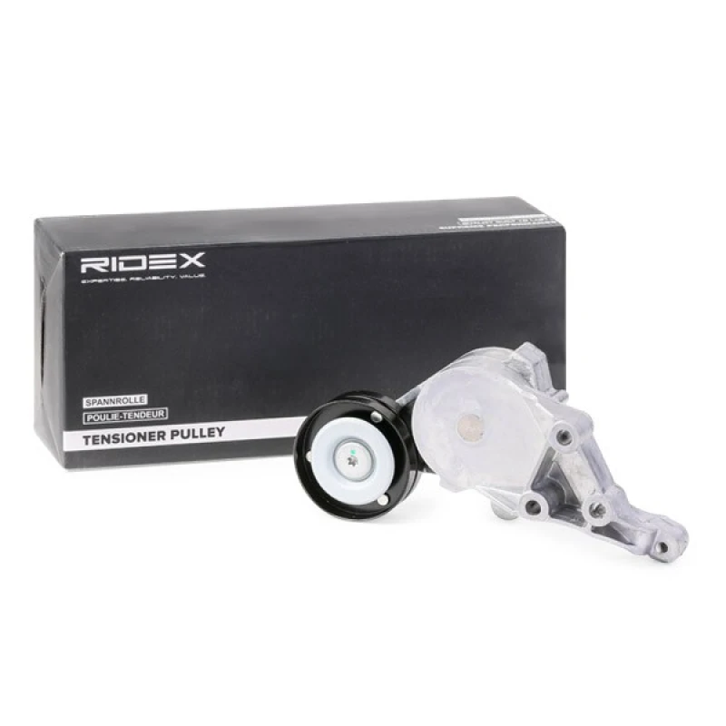 Image of RIDEX 541V0026 Tensioner with holder Belt Tensioner,v-ribbed belt (541)