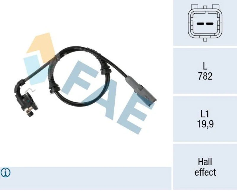 Image of FAE ABS sensor FAE 78548