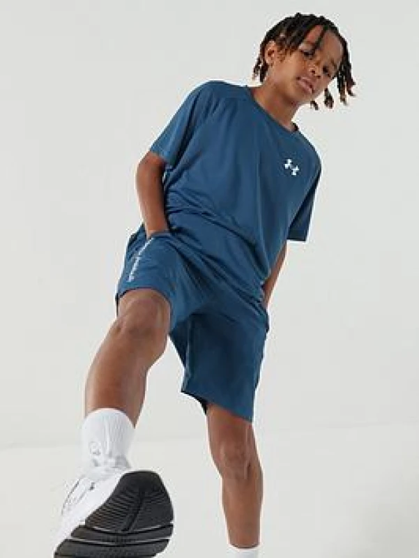 Image of Children's shorts Under Armour Tech Woven Bleu Male 14/16 ans