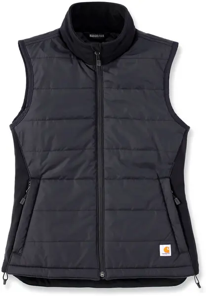Image of Carhartt Rain Defener Relaxed Fit Lightweight Ladies Vest, black, Size XS for Women