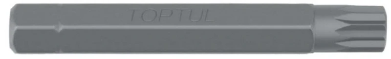 Image of TOPTUL FSFB129E Screwdriver Bit Spline, Chrome Vanadium Steel Chrome Vanadium Steel Screwdriver Bit (5514)