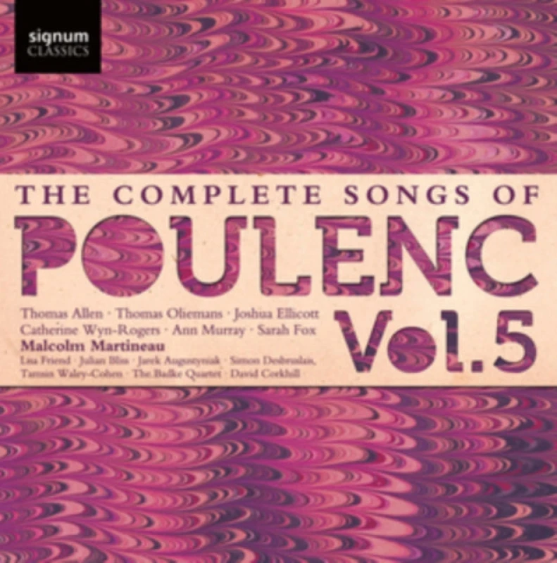 Image of The Complete Songs of Poulenc CD / Album