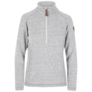 Image of Trespass Womens/Ladies Tenderness Leather Fleece Top (3XL) (Grey Marl)