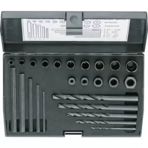 image of Gedore 6755550 Screw extractor set M5, M6, M7, M8, M9, M10, M11, M12, M13, M14, M15, M16