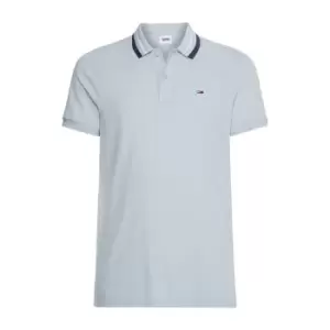 Tommy Jeans Classic Tipped Polo Shirt - Blue