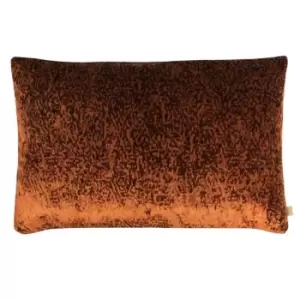 Image of Paoletti Lynx Cushion Cover (One Size) (Rust)