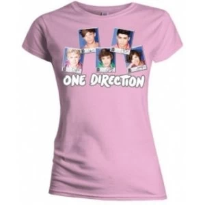 Image of One Direction Polaroid Skinny Pink TS: Large