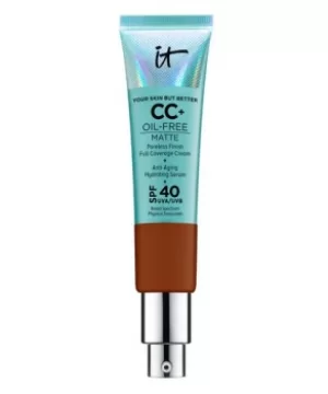 image of IT Cosmetics Your Skin But Better CC+ Oil-Free Matte with SPF 40 Deep