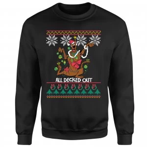 Image of Scooby Doo All Decked Out Sweatshirt - Black - L - Black