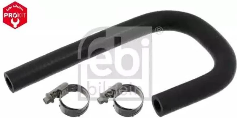 Image of FEBI BILSTEIN 101240 Radiator Hose OE Turbo NEW, EPDM (ethylene propylene diene Monomer (M-class) rubber), with clamps EPDM (ethylene propylene diene