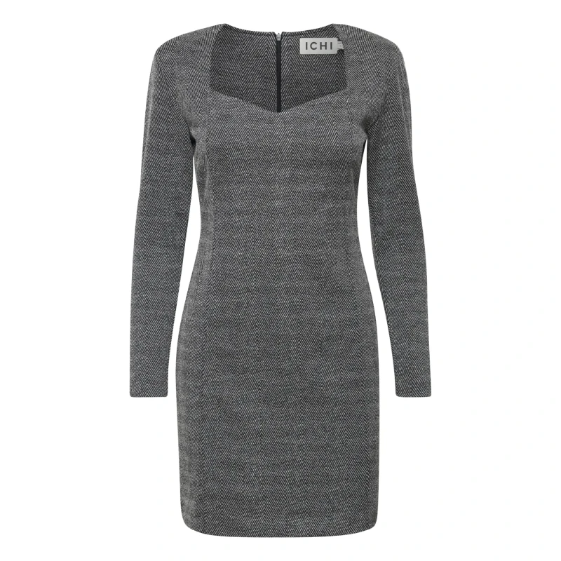 Image of Ichi Womens dress Ichi Kate Structure Noir Female S