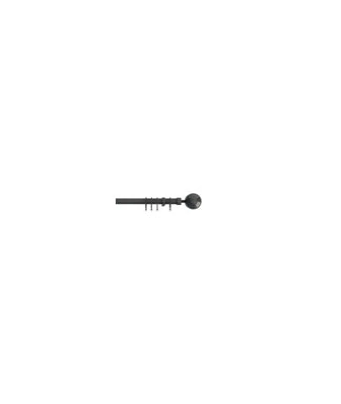 Image of Gun Metal Finesse Extendable Curtain Pole 22-25mm 120Cm - 210Cm