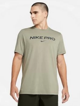 Image of Nike Training Pro T-Shirt - Grey