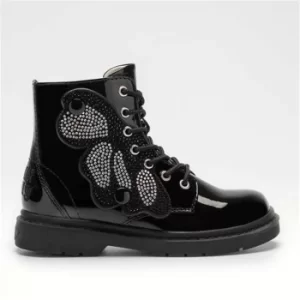 Image of Lelli Kelly Diamond Wings Patent Ankle Boots