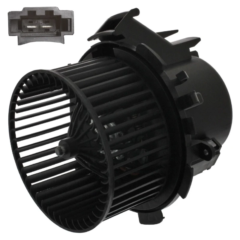 Image of FEBI BILSTEIN 40176 Blower Motor for left-hand drive vehicles, with electric motor Interior Blower (2669)