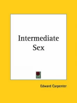 Image of The Intermediate Sex by Edward Carpenter Paperback