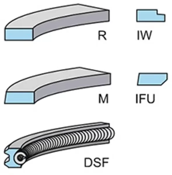 Image of KOLBENSCHMIDT Piston Ring Kit VW 800073910000 Piston Ring Set