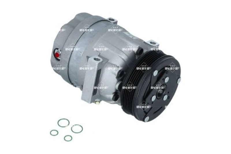 Image of NRF 32102 AC Compressor EASY FIT PAG 150, with PAG compressor oil, with gaskets/seals Compressor,air conditioning (447)