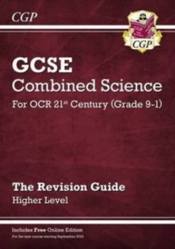 Image of New Grade 9-1 Gcse Combined Science Ocr 21st Century Revision Guide with Online Edition - Higher Hardback