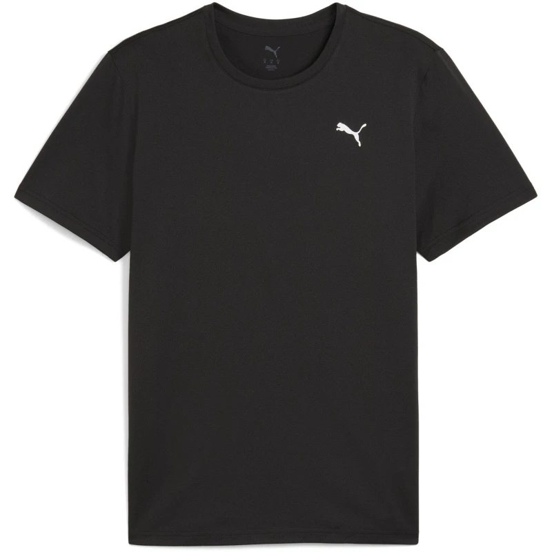 Image of Puma Short Sleeve Gym T-Shirt Black Men S;XXL;XL;L;M