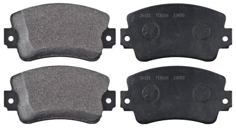Image of A.B.S. 36131 Brake pad set prepared for wear warning indicator Brake Pad Set,disc brake (402)