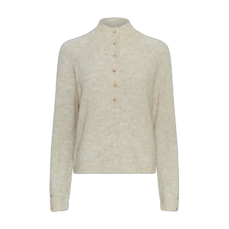 Image of moss copenhagen Woman sweater Moss Copenhagen Milania Hope M Beige Female S/M