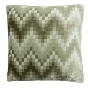 Image of Broadway 770 Woven Chevron Cushion Natural, Natural / 55 x 55cm / Cover Only