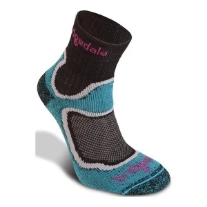 Image of Bridgedale TRAIL SPORT Lightweight T2 Merino Cool Comfort Womens - Large Turquoise