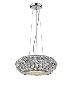 Image of Armel 4 Light LED Chrome Ceiling Fitting