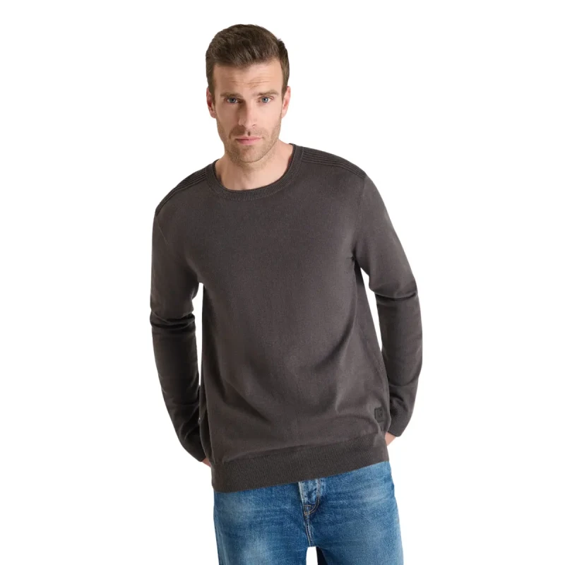 Image of Le Temps des cerises Sweater Le Temps des cerises Nardi Gris Male M