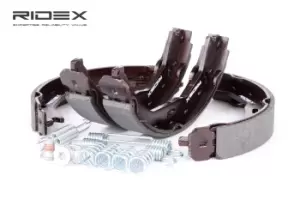 Image of RIDEX Handbrake Shoes MERCEDES-BENZ 1419B0019 0044208620,A0044208620 Parking Brake Pads,Handbrake Pads,Brake Shoe Set, parking brake