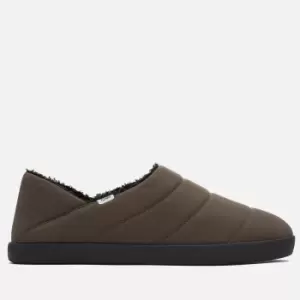 TOMS Mens Ezra Slippers - Tarmac Olive Matte Woven - UK 7