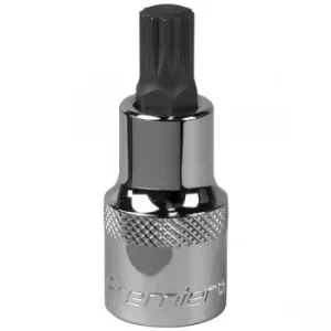 Image of Sealey SBS015 Spline Socket Bit M10 1/2"Sq Drive