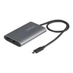 image of StarTech.com Thunderbolt 3 to Dual DisplayPort Adapter DP 1.4 - Dual 4K 60Hz or Single 8K/5K