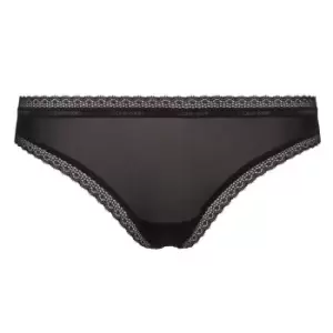 Image of Calvin Klein Bottoms Up Thong - Black