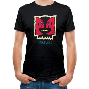 Image of Pink Floyd - Unisex Small Double Image T-Shirt (Black)