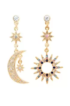 Image of Celestial Coloured Starburst Earrings
