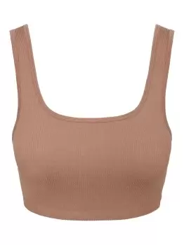 image of VERO MODA Relaxed Sleeveless Top Women Brown