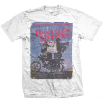 image of StudioCanal - Restless Natives Unisex Small T-Shirt - White