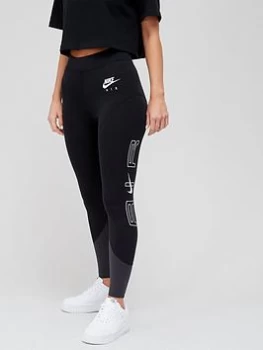 Image of Nike NSW Air Hr Leggings - Black Size XS Women