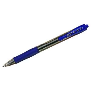 Image of Original Pilot Gel Ink Retractable Rollerball Pen 0.4mm Line Blue