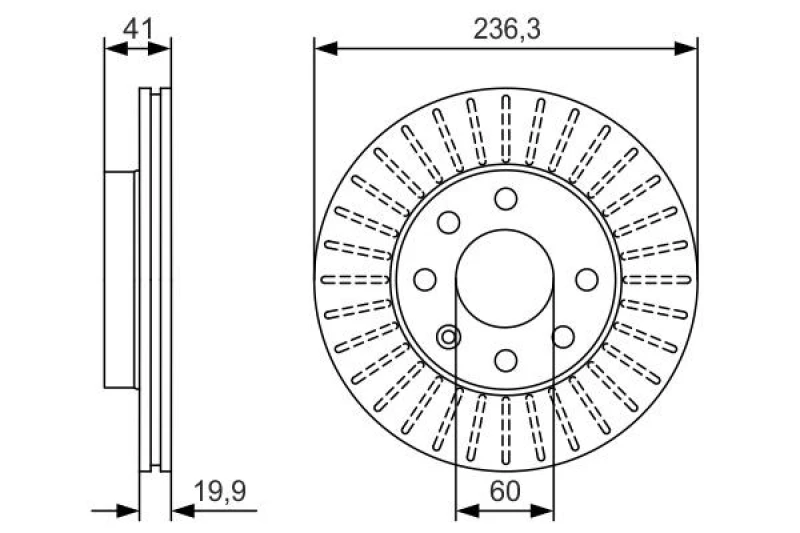 Image of Bosch 0 986 479 S98 Brake disc Vented, Oiled Brake Disc (82)