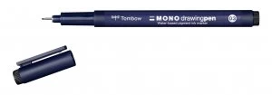 image of Mono Fineliner Drawing Pen Black 03 (0.35mm) Pk12