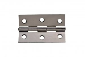 image of Wickes Butt Hinge - Chrome 76mm Pack of 20