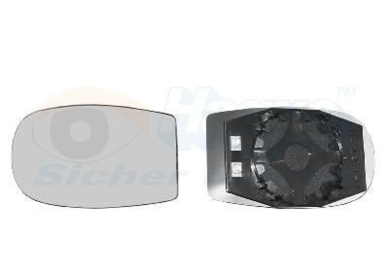 Image of VAN WEZEL Wing mirror glass VAN WEZEL 1620837